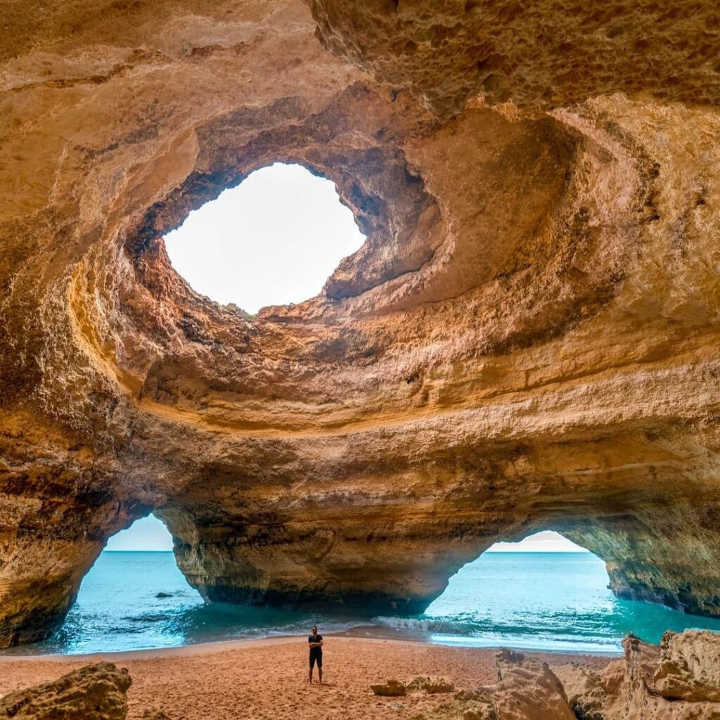 luxury yacht charter cruise Benagil Cave Algarve