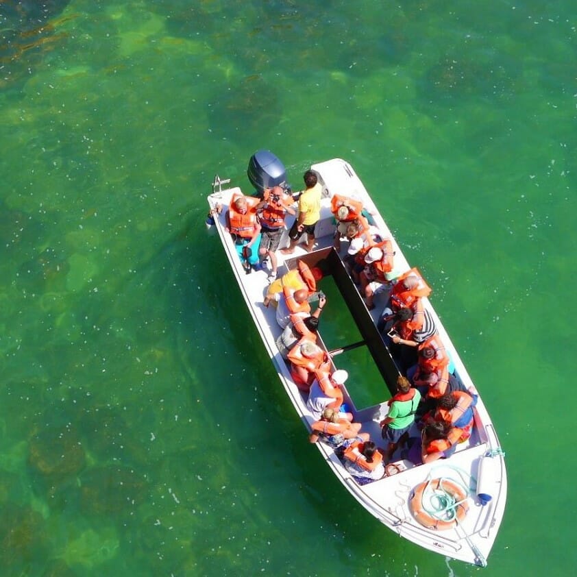 GLASS BOTTOM BOAT TRIP ALGARVE